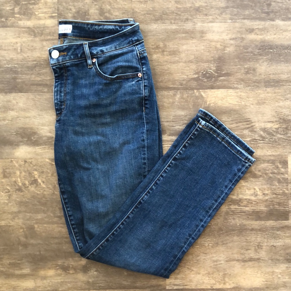 Ann Taylor Curvy Skinny Crop Jeans